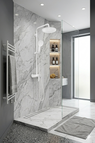 Душевая система MONE Deluxe OLIVIA 60235W White 39961 фото