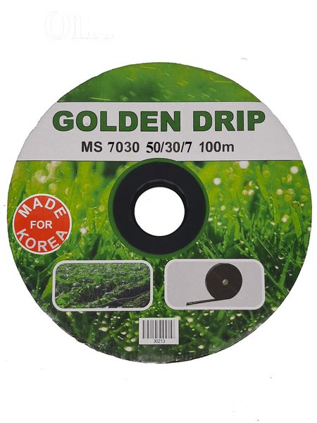 Стрічка ТУМАН GOLDEN DRIP 50 100м 8mil 31640 фото