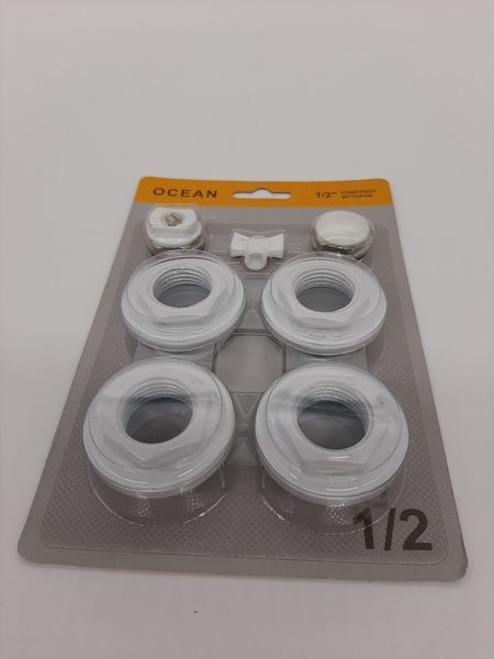 Комплект футорок OCEAN 1/2"(15мм) х 1"(25мм) 13304 фото