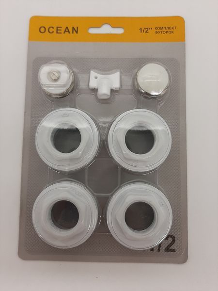 Комплект футорок OCEAN 1/2"(15мм) х 1"(25мм) 13304 фото