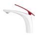 Змішувач для умивальника MONE Deluxe OLIVIA&nbsp;60231RW&nbsp;White/Red 39947 фото 2