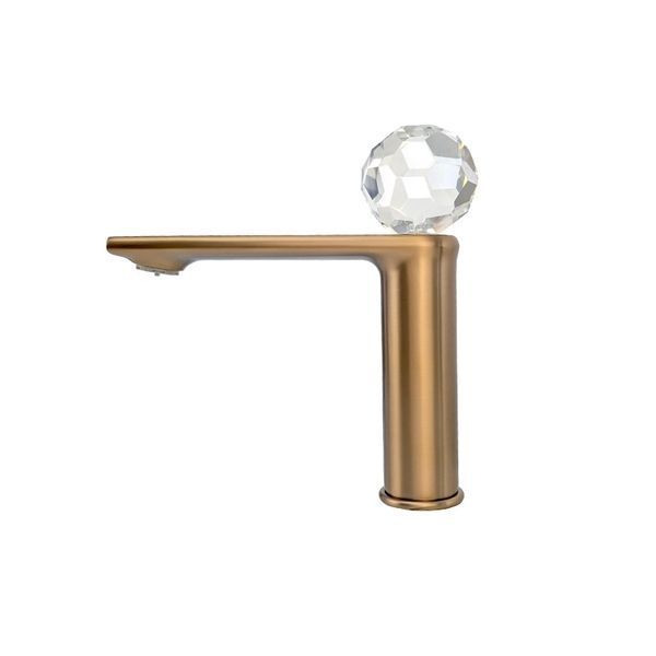 Змішувач для умивальника MONE Deluxe&nbsp;27001RG&nbsp;Dream Crystal&nbsp;Rose Gold 39688 фото