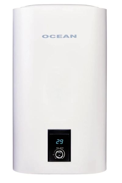 Бойлер OCEAN FLAT 100л 2,0 КВт эмалированный бак мокрый ТЭН 27930 фото