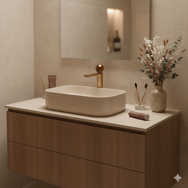 Змішувач для умивальника MONE Deluxe&nbsp;27001RGFB&nbsp;Dream Crystal&nbsp;Rose Gold&nbsp;Fb Brown 39703 фото