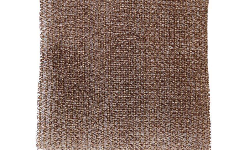 Затеняющая сетка для забора коричневая 110% (1,5х10) EKOTEX 38859 фото