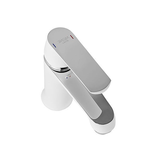 Смеситель для умывальника MONE Deluxe CLOE 1355355CW White/Chrome 38438 фото