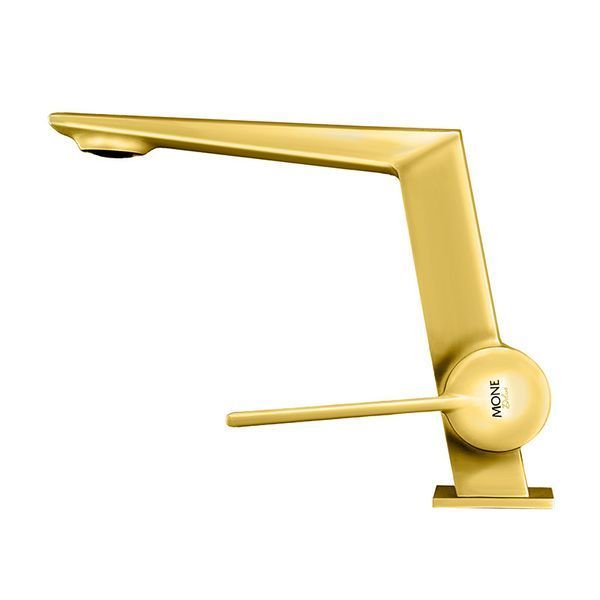 Змішувач для умивальника MONE Deluxe VILEN 60232TG Gold 39958 фото