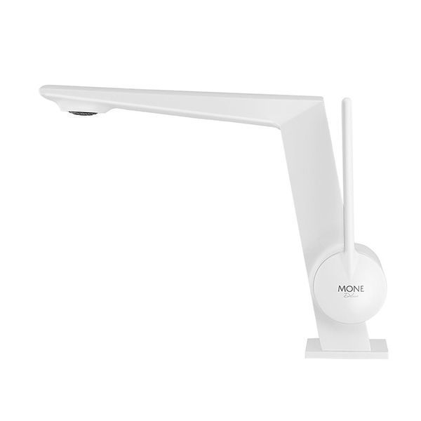 Змішувач для умивальника MONE Deluxe VILEN 60232W White 39956 фото