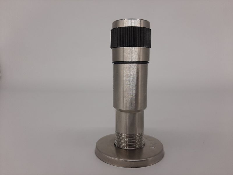 Кран кутовий НЕРЖАВІЮЧИЙ 1/2*1/2 пн, кругла рукоятка ТМ "ORSO" 30264 фото