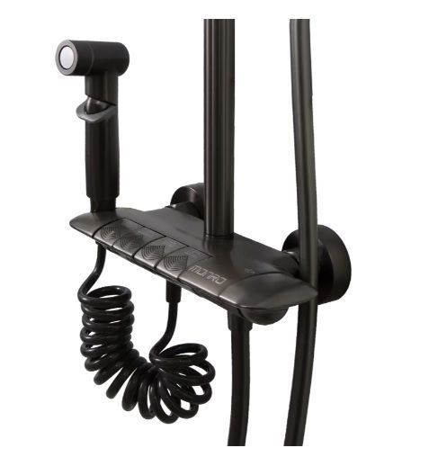 Душевая система MONE Deluxe DS-11063GG Gun Gray 37278 фото