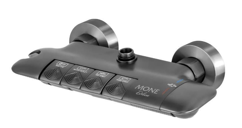 Душевая система MONE Deluxe DS-11063GG Gun Gray 37278 фото