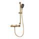 Душовий змішувач з душовим гарнітуром Dream Crystal 27003RGFB RoseGold Fb Brown 39706 фото 1