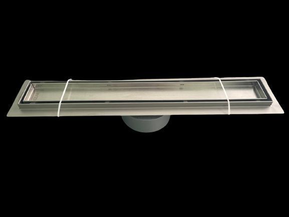 Трап душовий OCEAN-(4) із нержавіючої сталі 70*600мм під плитку 34361 фото