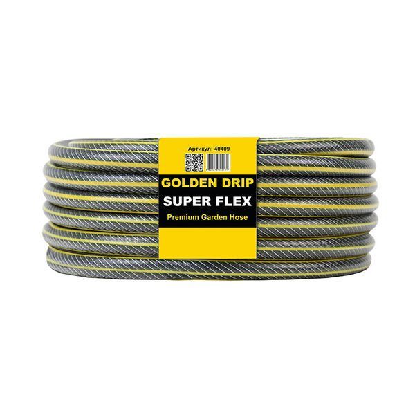 Шланг садовый 3/4 30 м&nbsp;GOLDEN DRIP SUPER-FLEX&nbsp;18*3,0 40409 фото