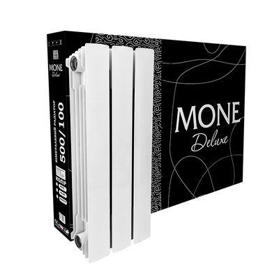 Радіатор біметалевий MONE 100 AL+ST 38623 фото