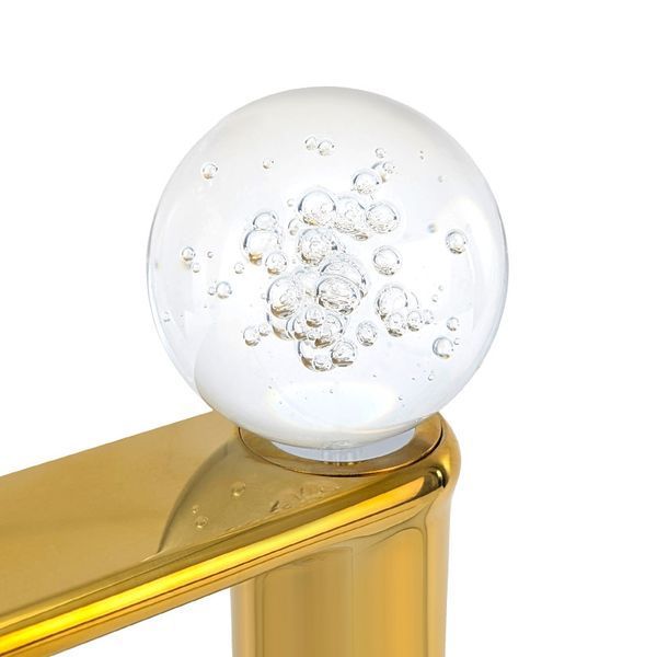 Змішувач для умивальника високий MONE Deluxe 27002G&nbsp;Dream Crystal Gold 39694 фото