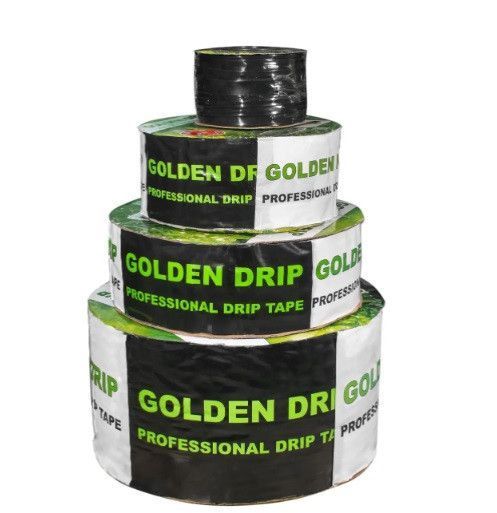 Капельная лента GOLDEN DRIP 20см 100м 8 mil с плоским эмиттером 31124 фото
