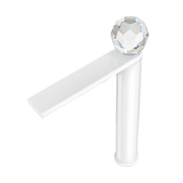 Змішувач для умивальника високий&nbsp;MONE Deluxe 27002W&nbsp;Dream Crystal White 39700 фото