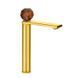 Змішувач для умивальника високий&nbsp;MONE Deluxe 27002GFB Dream Crystal Fb Brown Gold 39704 фото 1