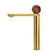 Змішувач для умивальника високий&nbsp;MONE Deluxe 27002GFB Dream Crystal Fb Brown Gold 39704 фото 4