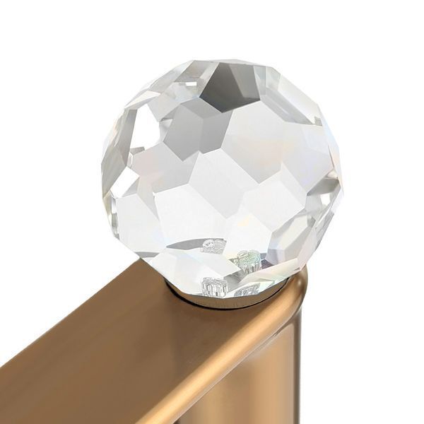 Смеситель для умывальника высокий MONE Deluxe 27002RG&nbsp;Dream Crystal Rose Gold 39696 фото