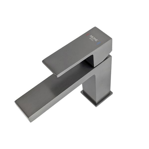 Смеситель для умывальника MONE Deluxe&nbsp;BERYL 1392392GR Gun Grey 38478 фото