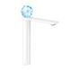 Змішувач для умивальника високий з підсвічуванням MONE Deluxe Dream Crystal 27002W LED White 39701 фото 1