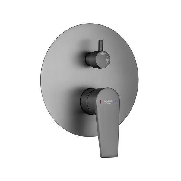 Душовий змішувач&nbsp;MONE Deluxe прихованого монтажу 8302382GR Gun Grey 39830 фото
