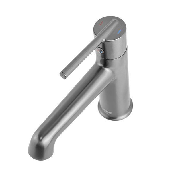 Смеситель для умывальника MONE Deluxe&nbsp;DARLENE 1391391GR Gun Grey 38458 фото
