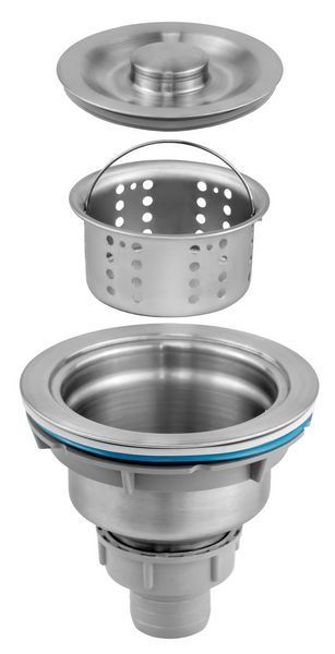 Выпуск ЦИЛИНДР резьбовой 1 1/2"(40) (сетка н/ж d110мм) САТИН 38667 фото