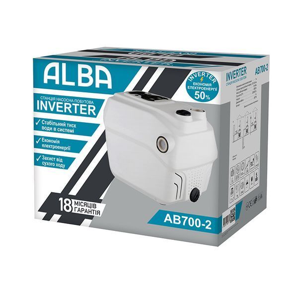 Насосная станция ALBA AB 700-2 Inverter 39776 фото