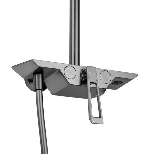 Душевая система MONE Deluxe ALEN 60026GG Gun Grey 39982 фото