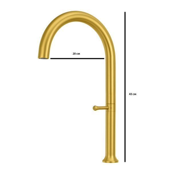 Смеситель для кухни MONE Deluxe SL202101W Gold 39557 фото