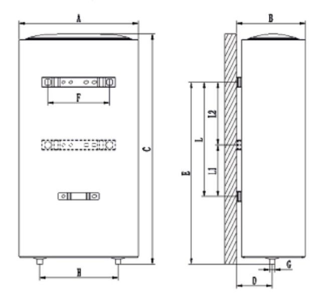 Бойлер OCEAN FLAT BASIC RZB50М EТ+DT 50л сухой тэн 37083 фото