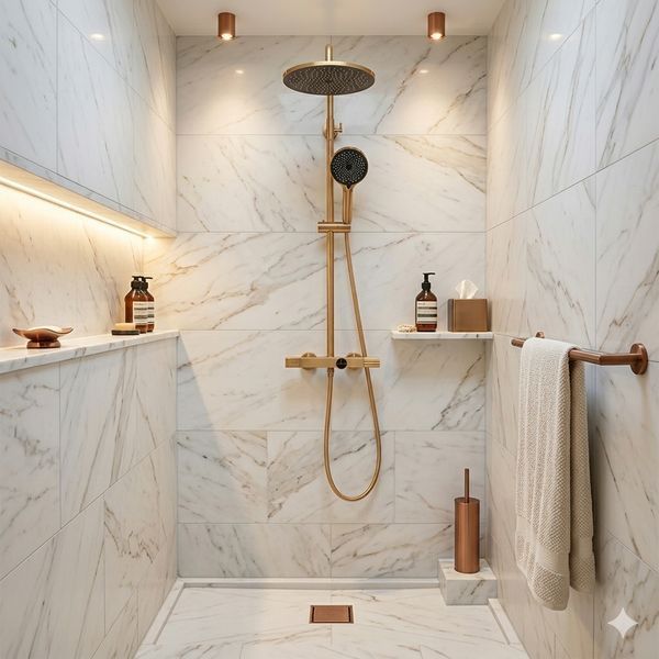 Душова система MONE Deluxe DILAN 20183RG Roze Gold 39974 фото