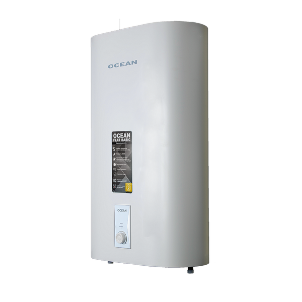 Бойлер OCEAN FLAT BASIC RZB80М ET+WT 80л мокрый тен 37081 фото