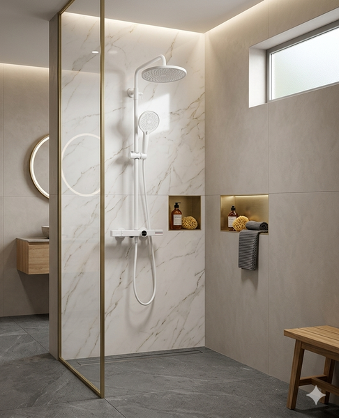 Душевая система MONE Deluxe DILAN 20183W White 39971 фото