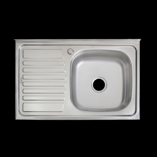 Мийка накладна MONRO 8050 (06/160) Decor права чаша прямокутна 37465 фото