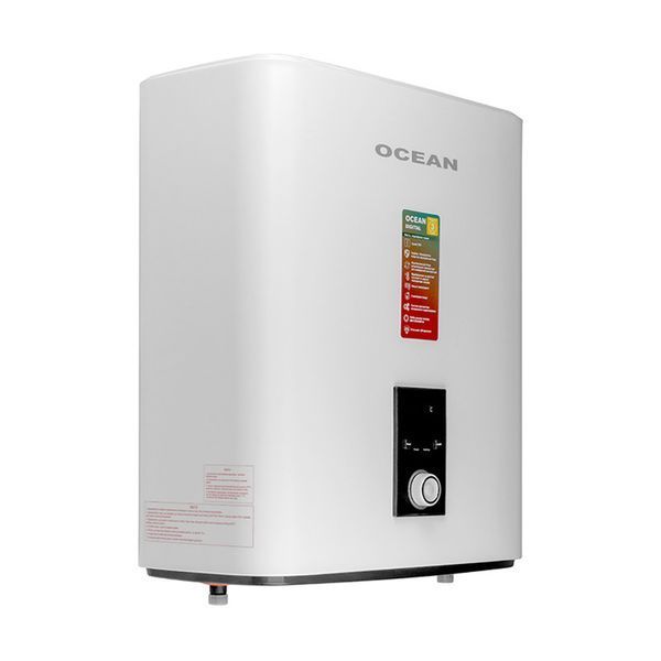 Бойлер OCEAN FLAT DIGITAL 50 л 2,0 КВт эмалированный бак сухой ТЭН 39344 фото