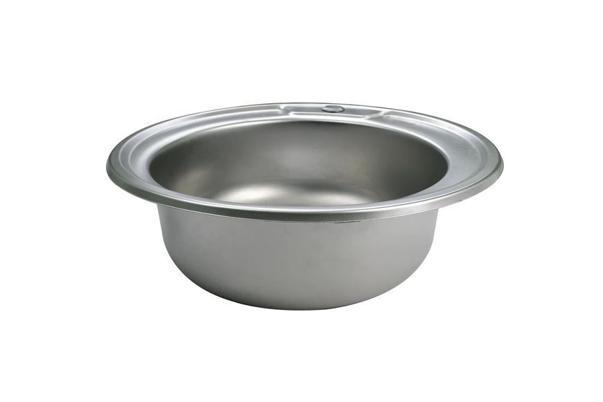 Мийка врізна MONRO 490 (08/180) Decor кругла 25014 фото