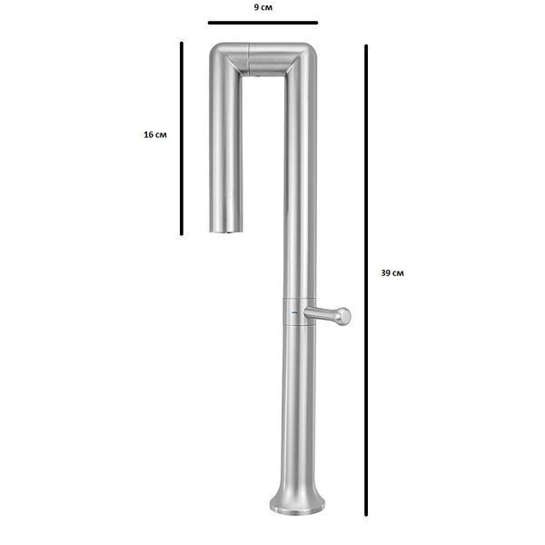 Смеситель для кухни MONE Deluxe SL202101Z Nickel 39571 фото