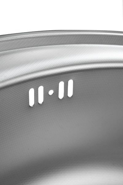 Мойка врезная MONRO 510 (06/180) Decor круглая 25043 фото