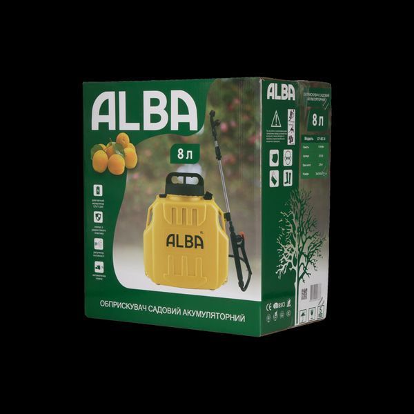 Обприскувач акумуляторний ранцевий ТМ "ALBA" Spray CF-BC-8 37315 фото